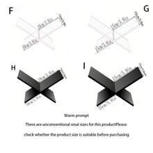 1set Sturdy Acrylic Book Rack, Minimalist Modern Style Multi-Color Book Organizer Shelf, Suitable For Home Bedroom Library School