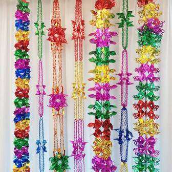 1 pieza Decoración colgante de hojas de arce brillantes de colores, decoración de habitación para boda, guirnalda con forma de corazón para ceremonia de boda/fiesta, ornamento para sala de estar, decoración ambiental