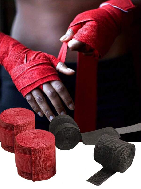 2pcs Boxing Handwraps, 2.5M Hand Wraps For Boxing Enthusiasts, Suitable For Boxing Training