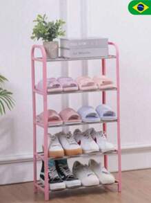 SHOE RACK 5 Tiers Multipurpose 10 Pairs Portable Shoe Organizer GALERIADDD New Good Quality From 2025 - WHITE - View 5