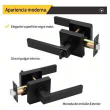 Door Handles & Locks - Black - View 4