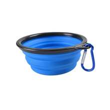1 pièce Bol à nourriture pour animaux de compagnie portable : Bol pliable en TPR pour chats et chiens, bols à nourriture et à eau pour animaux de compagnie à suspendre pour le voyage à l'extérieur - Multicolore - Voir 17