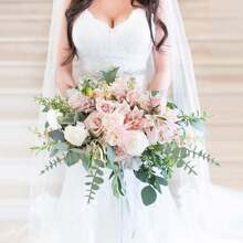 10/20 件人造桉树叶茎，仿银元桉树叶枝，真实触感叶人造桉树枝，桉树茎装饰花束家居办公室婚礼装饰