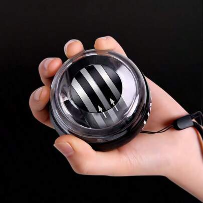 1pc Finger Quiet Grip Strengthener, Wrist Exerciser Spiral Ball Trainer, Fitness Grip Wrist Ball For Strength Training And Stress Relief Gym Accessories