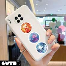 SCXXBSW 500 Sheets/Roll Disco Fun Creative Roll Stickers Self-Adhesive Hand Account Skateboard Notebook Creative Sealing Tape Stickers - Multicolor - View 4