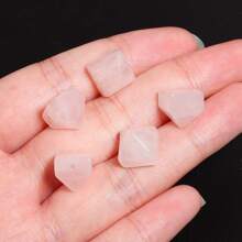 3 件 10x10x10mm 天然石金字塔珠 - 玫瑰石英、紫水晶、虎眼散珠隔珠，用于制作珠宝 DIY 手链项链，非常适合工艺爱好者和礼物创意 - Beads - 查看 13