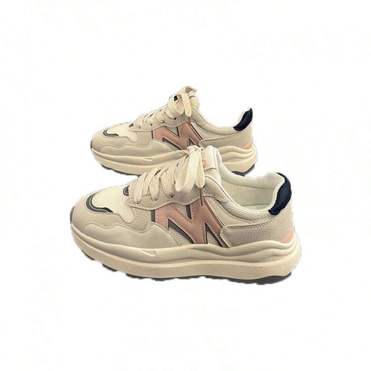 Women Chunky Shoes - 升級版粉紅色 - 查看 4