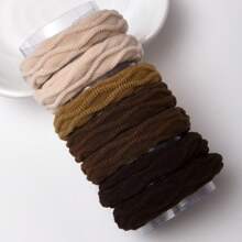 7 peças/Conjunto de Elásticos para Cabelo, Elásticos para Cabelo de Criança Elásticos, Pequenas Minibandas para Cabelo Suaves Porta-Rabos de Cabelo Acessórios para Cabelo, Multicoloridas