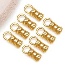 5pcs 18K Plated Universal Clasp Clips For Necklace, Bracelet, Anklet, DIY Jewelry Accessories - Multicolor - View 14