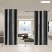 InSyoForeverEC Curtain Window Rods - שחור - ראה 3