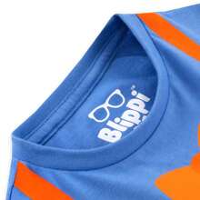 T-Shirt | Mr Blippi Bowtie And Braces Costume Boys' T Shirt | Kids' Tops - Blue - View 6