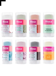 Magic Stick Bastão Facial (Skincare prático, rápido e poderoso, Perfeito para o Dia a Dia) Ricca - Protetor Solar - Visão 4