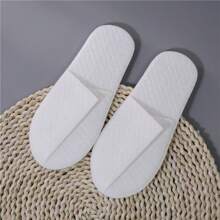 5 peças/10 peças Chinelos Descartáveis para Hóspedes de Hotel, Chinelos de Massagem de Pés Descartáveis para Uso Doméstico, Chinelos Descartáveis Não Tecidos, Chinelos Spa com Bottom Antiderrapante, Adequados para Hotéis, Casas, Viagens