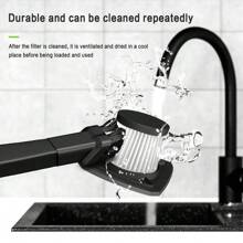 CascadeVac Aspirateur portable pour la maison et la voiture, à main, aspiration puissante, rechargeable par USB, mini-aspirateur de nettoyage avec de multiples accessoires, convenant pour la voiture, la maison, le bureau et les fentes