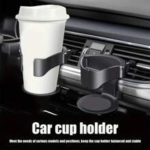 1pc Premium Car Cup Holder, Compatible With Air Vent, Car Air Vent Cup Holder Clip, Portable Beverage Bottle/Drink Cup Rack, Car Accessories