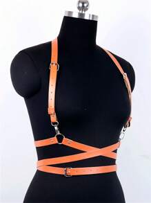 1PC Punk Body Harness Leather Lingerie Decorative Strip Sexy Underwear Harness Corset Stockings Garters Sword Belt Suitable For Daily Use