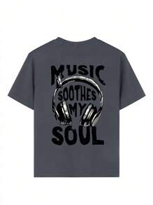 Tween Girls Casual Graphic Print Round Neck Short Sleeve T-Shirt, Summer Top