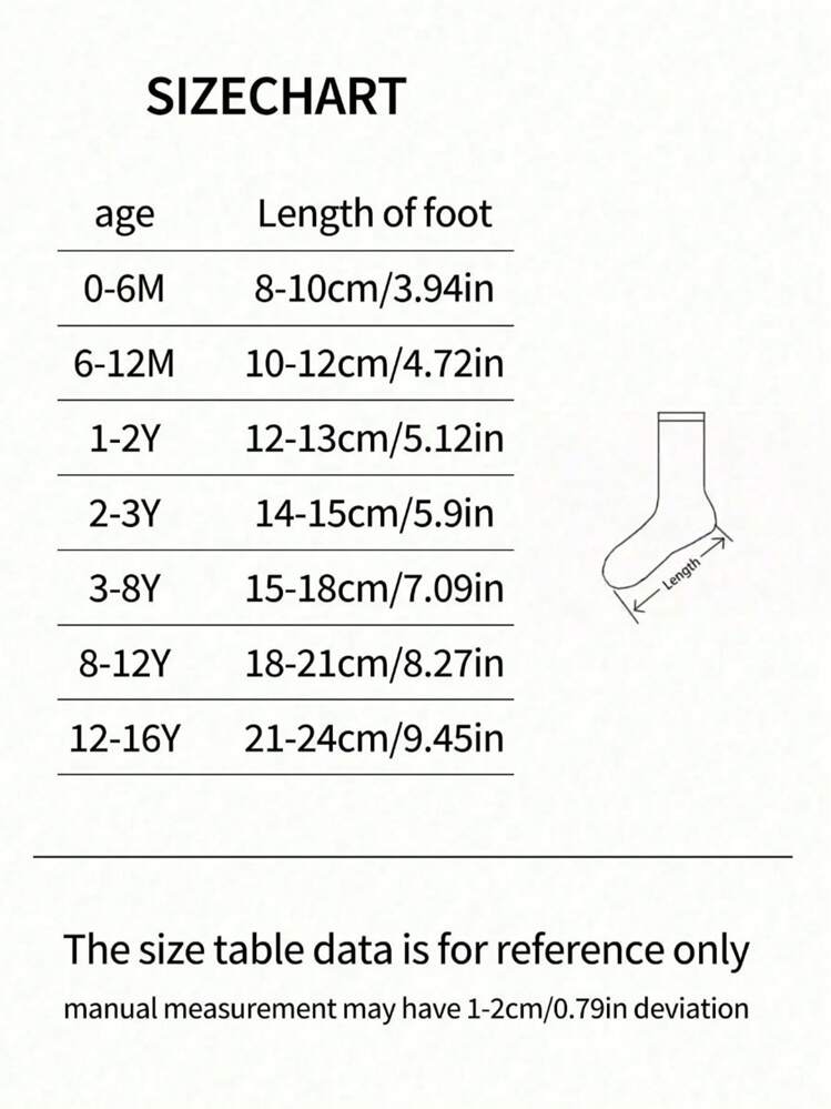 5双装儿童网眼透气中筒袜，适合0-16岁儿童，男女童运动袜 - 彩色 - 查看 6