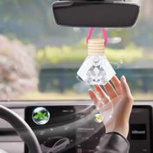 Profumo per auto da 8 ml, Diffusore d'aria solido adatto per uso quotidiano, viaggi, vacanze estive, regalo per le donne, dispenser di profumo per auto carino, profumo per auto a lunga durata, profumo per auto da donna che rimuove gli odori e ha un profumo persistente, prodotto per San Valentino, prodotto per matrimoni