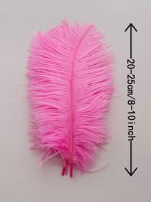 5pcs Artificial Ostrich Feather 20-25cm For Jewelry Making DIY Wedding Home Decoration Artificial Feather Table Centerpiece Crafts Clothes Accessories Cake Decoration - Multicolor - View 13