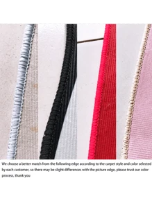 1 件城堡云朵图案地毯 - 色彩鲜艳的卡通云朵设计，防滑，超柔软，易于清洁，可水洗 - 是客厅和卧室装饰的理想之选 - 粉色 - 查看 10