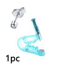 1/2/4/8 pezzi Kit di foratura per orecchie monouso con orecchini a perno in diamante bianco - Set di strumenti sicuri per la perforazione delle orecchie