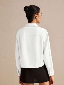 女士夹克 - 白色 - 查看 2