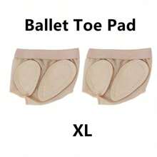 1 Pair Professional Dance Toe Pad, Heel Protector Socks, Ballet Dance Shoes Pad, Women Foot Care Tool