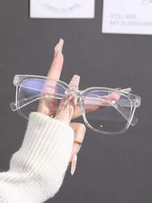 1pc/4pcs Light Lively Colorful Ins Style Exquisite Casual Women Clear Eyeglasses For Back To School Daily Life Office Watch TV Play Games Phone Accessories