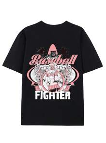 Printed T-Shirt, Men's T-Shirt, Summer Casual Short Sleeved T-Shirt