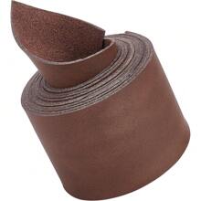 Correas de de grano completo de 2 pulgadas de ancho y 78 pulgadas de largo con un solo lado de poliuretano para manualidades DIY, proyectos, ropa, joyería, envoltorios, fabricación de correas de bolso, manijas de muebles (marrón oscuro)