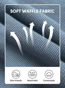 hoteel Mens Beach Linen Shorts 5 Inch Inseam Classic-Fit Drawstring Elastic Waist Pleat Front Shorts With Pocket Outdoor Sport - 藍色 - 查看 4