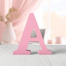 1pc Wooden Decorative Item, Letter Design Home Decor Craft Gifts Birthday Graduation
