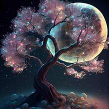 1 Set hochwertige Diamant-Kunst DIY Diamant-Malerei Kit mit schönen Mustern, geeignet für Anfänger zum manuellen Anbringen von runden Diamant-Strass - Verschiedenfarbig - Übersicht 9