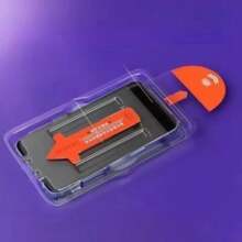 适用于 Poco X7 Pro 的隐私钢化玻璃 6.67 英寸全覆盖屏幕保护膜适用于 POCO X7Pro 一键轻松安装 - 防窺秒貼強化膜 - 查看 3