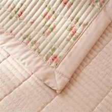 1 pieza Colcha acolchada de algodón impreso de grado A, ligera, transpirable, suave y duradera, adecuada para dormitorio, dormitorio, siesta en la oficina, sin almohadas ni fundas de almohada
