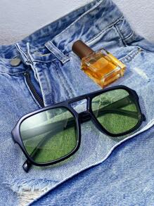 1 Pair Pilot Frame Fashion Fashion Glasses, Multiple Colors Available, Suitable For Outdoor, Travel For Summer Beach Vacation,Outdoor,Travel - Multicolor - View 21