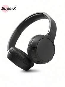 Tune T510bt  Wireless Bluetooth Stereo Headphones For Android IOS - 黑色 - 查看 1