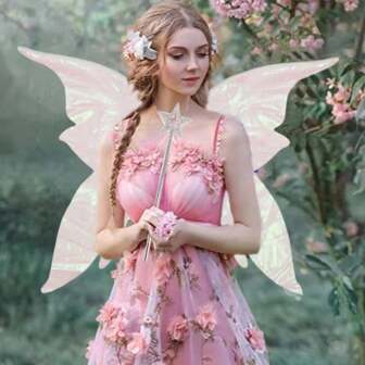 银色 13 英寸（约 33.0 厘米）星星魔杖、天使魔杖、公主魔杖、仙女魔杖、镀银魔杖、银星魔杖，适合圣诞节、感恩节和节日表演派对