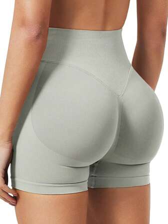 完美 Y2K 风格 Dopamine 短裤，采用超弹面料，塑形曲线，提臀收腹。90% 优质尼龙，10% 弹性氨纶。时尚百搭，日常穿着、运动、健身和瑜伽的理想之选。加大码高腰收腹短裤 - 隐形收臀，紧身版型