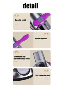 1 Stück Mini Handstaubsauger gegen Staubmilben, wiederaufladbar für den Hausgebrauch