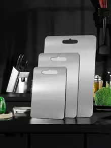 Titanium Kitchen Cutting Board (Available In Different Sizes, S-11inch M-13inch L-18inch) - Double-Sided Design - Easy To Clean, Dishwasher , With Hanging Hole - Suitable For Cutting Meat, Fruits, Vegetables, And Home Kitchen Use. Kitchen Organization And Storage, Baking Supplies, Christmas, Halloween. - 1PC - 查看 2