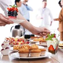 100 piezas de copas cuadradas para mouse con y sin tapas, tazas para postres, gelatinas, pasteles, para fiestas, bodas, al aire libre, yogurt, repostería, aperitivos, frutas y pudines