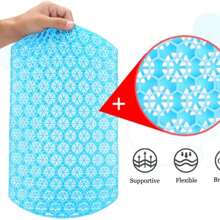 Gel Lumbar Support Pillow For Office Chair Back Support Pillow For Car, Wheelchair, Gaming Chair, Recliner - Gel Back Cushion For Back Pain Relief Improve Posture - Mesh Cover Double Adjustable Straps - 1 - View 4