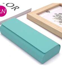 1 Customizable Personalized Signature Glasses Case In Multiple Colors - Portable, Waterproof And Dustproof Glasses Frame, Compact Plastic Storage Box, Fashionable Glasses And Glasses, Glasses Case ABS Plastic (ABS Resin) Personalized Glasses Case Gifts For Men