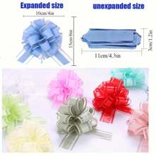 5pcs, Large Gift Bows, White Gift Bow, 6 Inches, For Wrapping Gift Wedding Ribbon Bows Boxes Or Flower Decorations, Wedding, Halloween, Thanksgiving, Birthday Party, Valentine's Day Gift Wrapping,