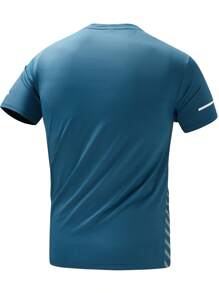 2025夏季新款时尚男士运动跑步训练透气冰丝休闲短袖T恤短裤套装