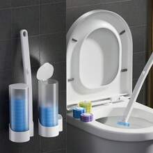 [Einweg-Ersetz-] Toilettenreinigungsbürsten Set | Ein Set | Sechs Ersatzbürstenköpfe | Einwegrohrköpfe | Für Schiffe | Toilettenreinigung