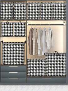 1 Stück Stoffschrank Aufbewahrungstasche, großvolumiger Vliesstoff-Organizer mit Reißverschluss für Bettwäsche, Kleidung, wasserdicht