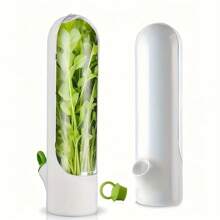 1pc Fresh Keeper - Airtight Vegetable And Herb Preservation Cup Container Box For Freshness And Flavor Preservation - Compact, Space-Saving Design For Kitchen Organization - Multicolor - View 2